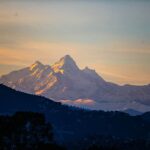 The Himalayas reappear over Kathmandu Valley after days of rain